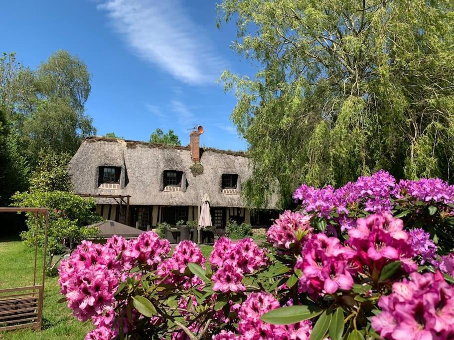 Saint-Philbert-sur-Risle Chaumiere Familiale Weekend & Vacances Paisible מראה חיצוני תמונה